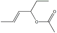 4-Hexene-3-ol acetate Struktur