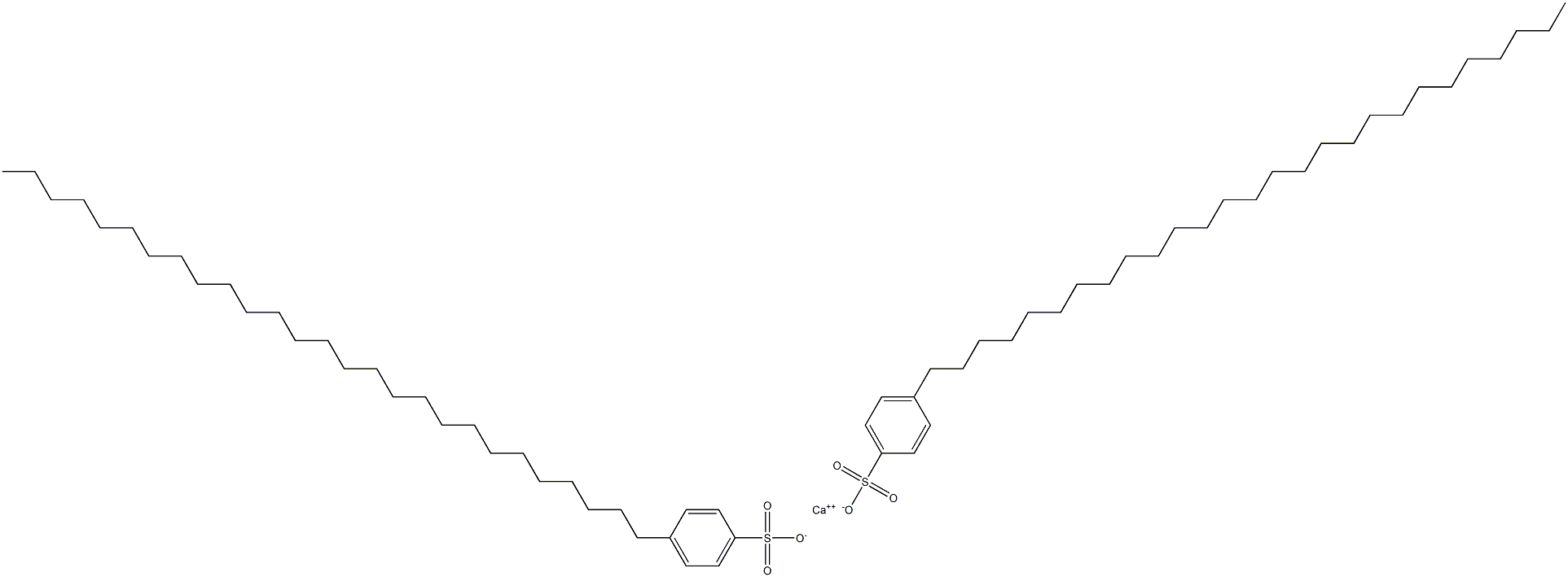 Bis(4-heptacosylbenzenesulfonic acid)calcium salt Struktur