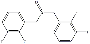 2,3-Difluorophenyl(methyl) sulfoxide Struktur