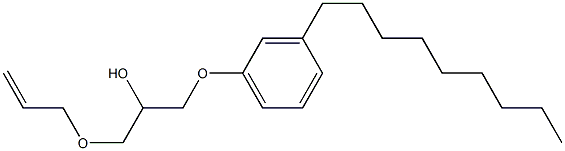 1-(Allyloxy)-3-(3-nonylphenoxy)-2-propanol Struktur