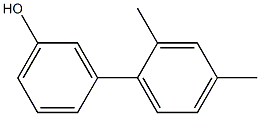 3-(2,4-Dimethylphenyl)phenol Struktur