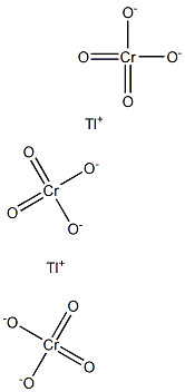 Trichromic acid dithallium(I) salt Struktur