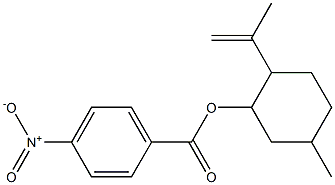 p-Nitrobenzoic acid p-menth-8-en-3-yl ester Struktur