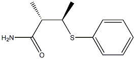 (2S,3R)-3-Phenylthio-2-methylbutanamide Struktur