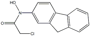 2-Chloro-N-(9H-fluoren-2-yl)acetohydroxamic acid Struktur