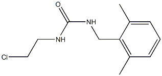 1-(2-Chloroethyl)-3-(2,6-dimethylbenzyl)urea Struktur