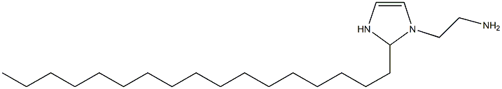 1-(2-Aminoethyl)-2-heptadecyl-4-imidazoline Struktur