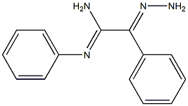 2,N2-Diphenyl-2-hydrazonoacetamidine Struktur