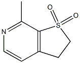 7-Methyl-2,3-dihydrothieno[2,3-c]pyridine 1,1-dioxide Struktur