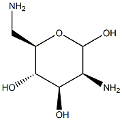 2,6-Diamino-2,6-dideoxy-D-mannopyranose Struktur