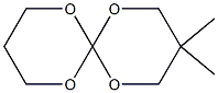 3,3-Dimethyl-1,5,7,11-tetraoxaspiro[5.5]undecane Struktur