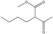 2-Butyl-3-oxobutyric acid methyl ester Struktur