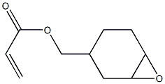 Acrylic acid (7-oxabicyclo[4.1.0]heptane-3-yl)methyl ester Struktur