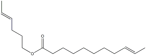 9-Undecenoic acid 4-hexenyl ester Struktur