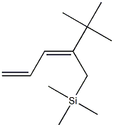 [(2Z)-2-tert-Butyl-2,4-pentadienyl]trimethylsilane Struktur