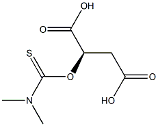 [R,(-)]-[(Dimethylthiocarbamoyl)oxy]succinic acid Struktur