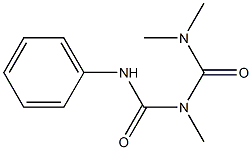 1-(Phenyl)-3-methyl-5,5-dimethylbiuret Struktur