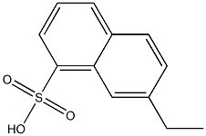 7-Ethyl-1-naphthalenesulfonic acid Struktur