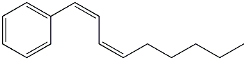 (1Z,3Z)-1-Phenyl-1,3-nonadiene Struktur