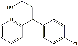 3-(4-Chlorophenyl)-3-(2-pyridyl)-1-propanol Struktur