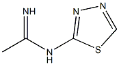 N-(1,3,4-Thiadiazole-2-yl)acetoimidamide Struktur