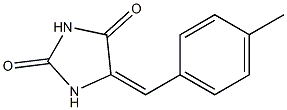 4-(4-Methylbenzylidene)imidazolidine-2,5-dione Struktur