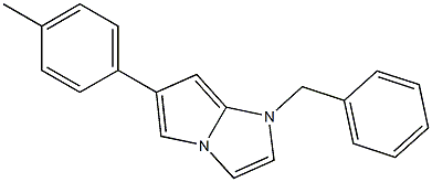 1-Benzyl-6-(4-methylphenyl)-1H-pyrrolo[1,2-a]imidazole Struktur