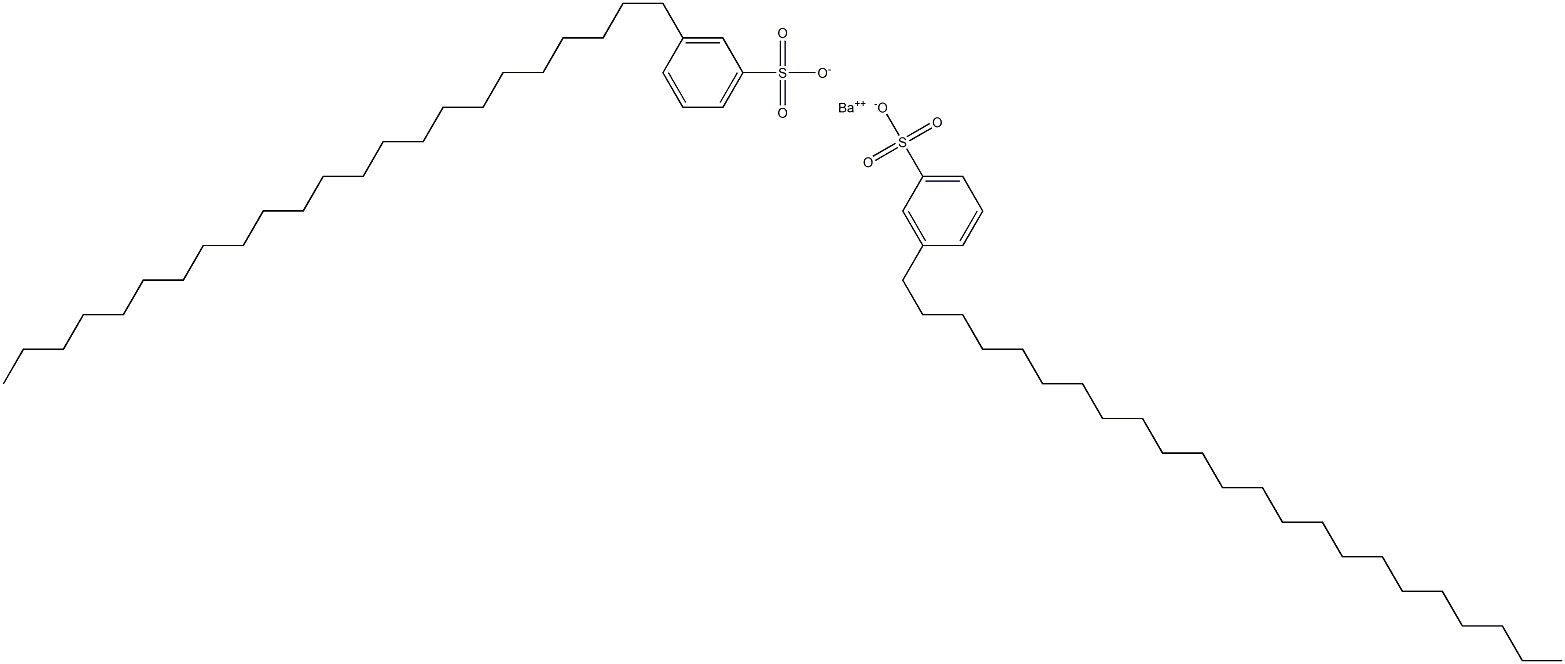 Bis(3-tricosylbenzenesulfonic acid)barium salt Struktur