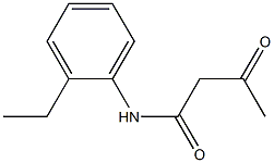 N-(2-Ethylphenyl)acetoacetamide Struktur