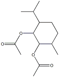 p-Menth-2,3-ylenediacetate Struktur