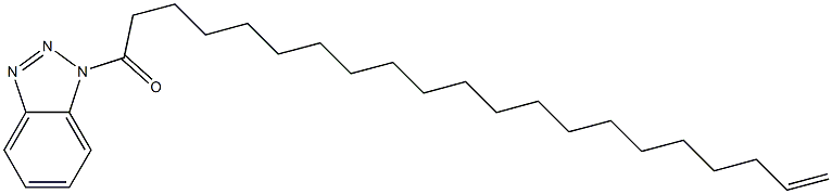 1-(1-Oxo-20-henicosenyl)-1H-benzotriazole Struktur