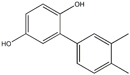 2-(3,4-Dimethylphenyl)benzene-1,4-diol Struktur