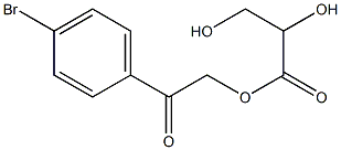 (-)-D-Glyceric acid p-bromophenacyl ester Struktur