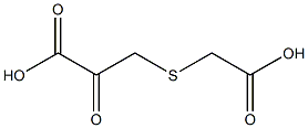 2-Oxo-4-thiaadipic acid Struktur