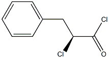 [S,(+)]-2-Chloro-3-phenylpropionic acid chloride Struktur