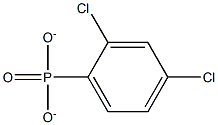 2,4-Dichlorophenylphosphonate Struktur