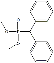 Diphenylmethylphosphonic acid dimethyl ester Struktur