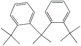 2,2-Bis(2-tert-butylphenyl)propane Struktur