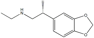 (2R)-2-(1,3-Benzodioxol-5-yl)-N-ethyl-1-propanamine Struktur