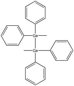 1,2-Dimethyl-1,1,2,2-tetraphenyldigermane Struktur