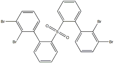 2,3-Dibromophenylphenyl sulfone Struktur