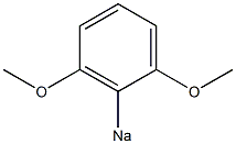 1,3-Dimethoxy-2-sodiobenzene Struktur