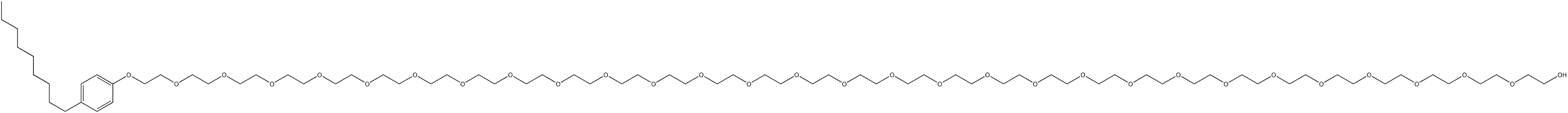 89-(p-Nonylphenoxy)-3,6,9,12,15,18,21,24,27,30,33,36,39,42,45,48,51,54,57,60,63,66,69,72,75,78,81,84,87-nonacosaoxanonaoctacontan-1-ol Struktur