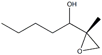 2-Methyl-2-[(S)-1-hydroxypentyl]oxirane Struktur