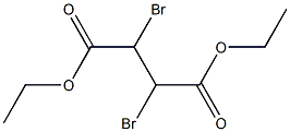 2,3-Dibromosuccinic acid diethyl ester Struktur