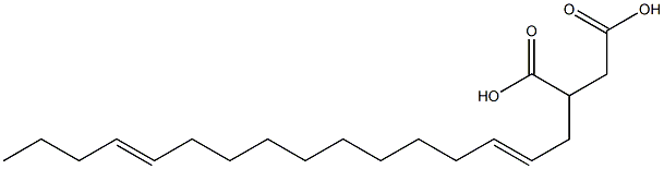 (2,12-Hexadecadienyl)succinic acid Struktur