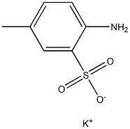 2-Amino-5-methylbenzenesulfonic acid potassium salt Struktur