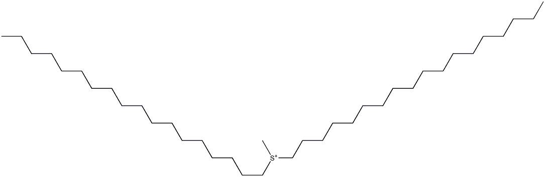 Methyldioctadecylsulfonium Struktur