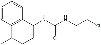 1-(2-Chloroethyl)-3-(4-methyl-1,2,3,4-tetrahydronaphthalen-1-yl)urea Struktur