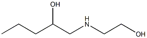 1-[(2-Hydroxyethyl)amino]-2-pentanol Struktur